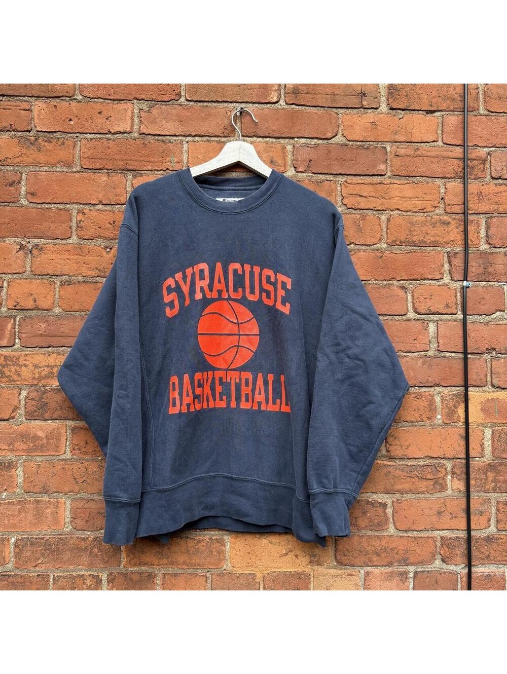 vintage Syracuse basketball champion reverse weave crewneck sweatshirt 00s M